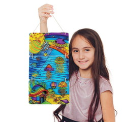 Funskool Handycrafts Glass Painting Deluxe Arts and Crafts Kit for kIds Ages 6 Years and Above