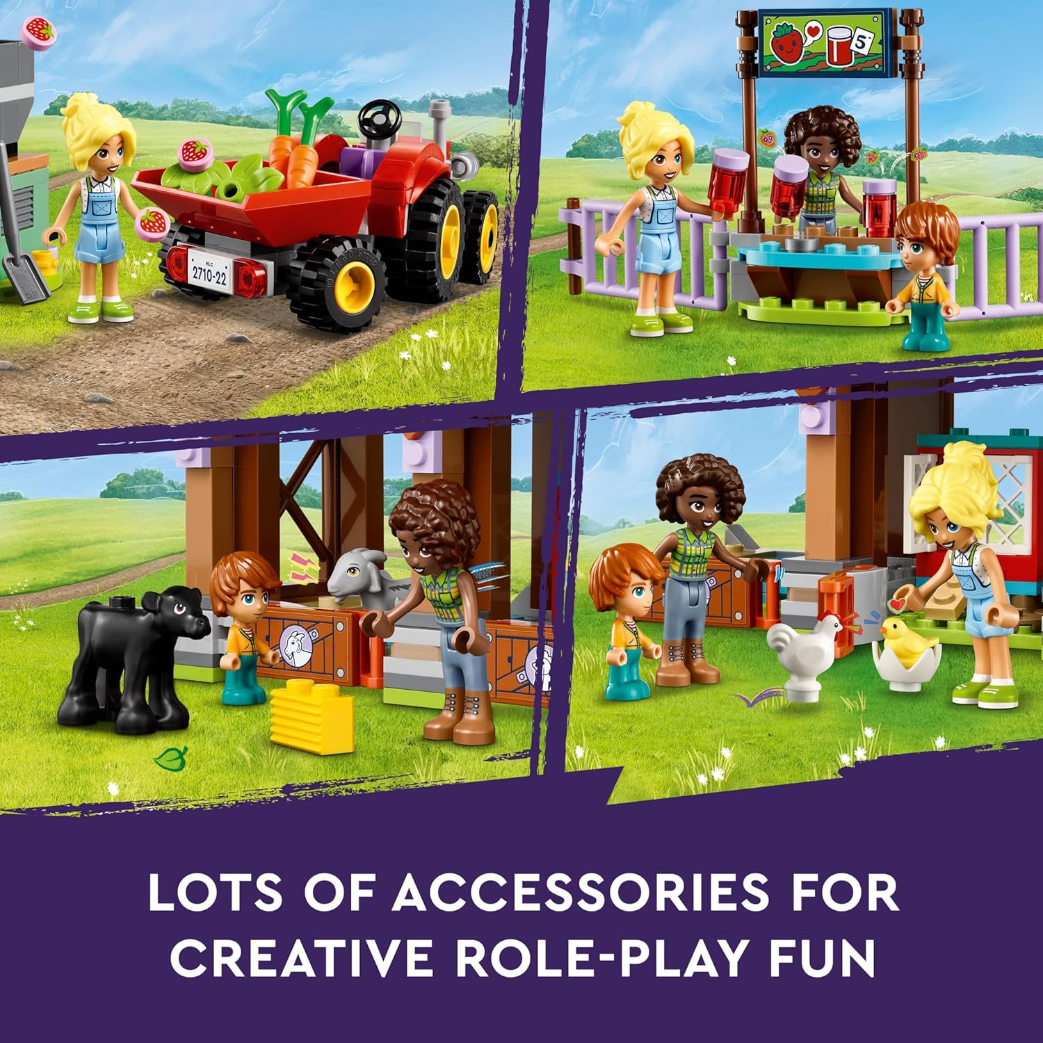 LEGO Friends Farm Animal Sanctuary Building Kit For Ages 6+