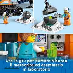LEGO City Arctic Explorer Truck and Mobile Lab Building Kit For Ages 6+