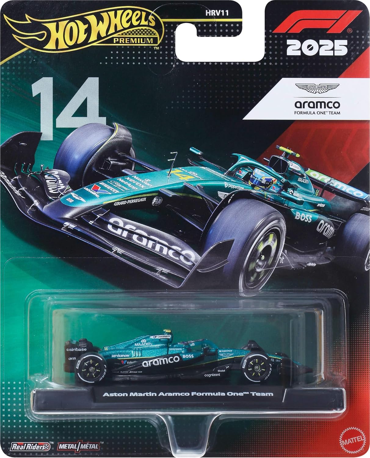 Buy Hot Wheels Race Team Aston Martin Aramco (#14) 1:64 Scale Premium ...