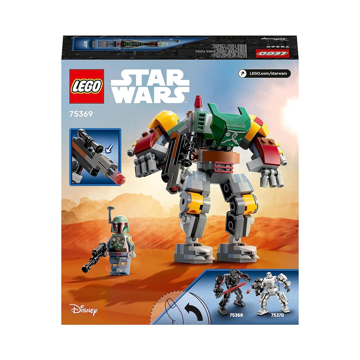 LEGO Star Wars Boba Fett Mech Building Kit for Ages 6+