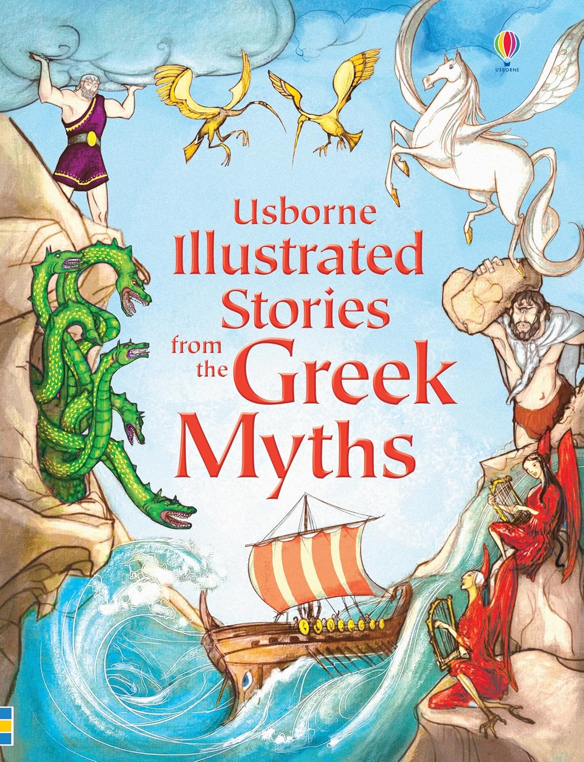 Illustrated Stories Greek Myths Story Book for ages 7+