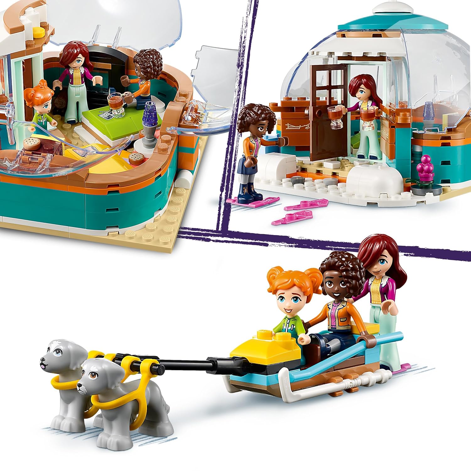 LEGO Friends Igloo Holiday Adventure Building Kit For Ages 8+