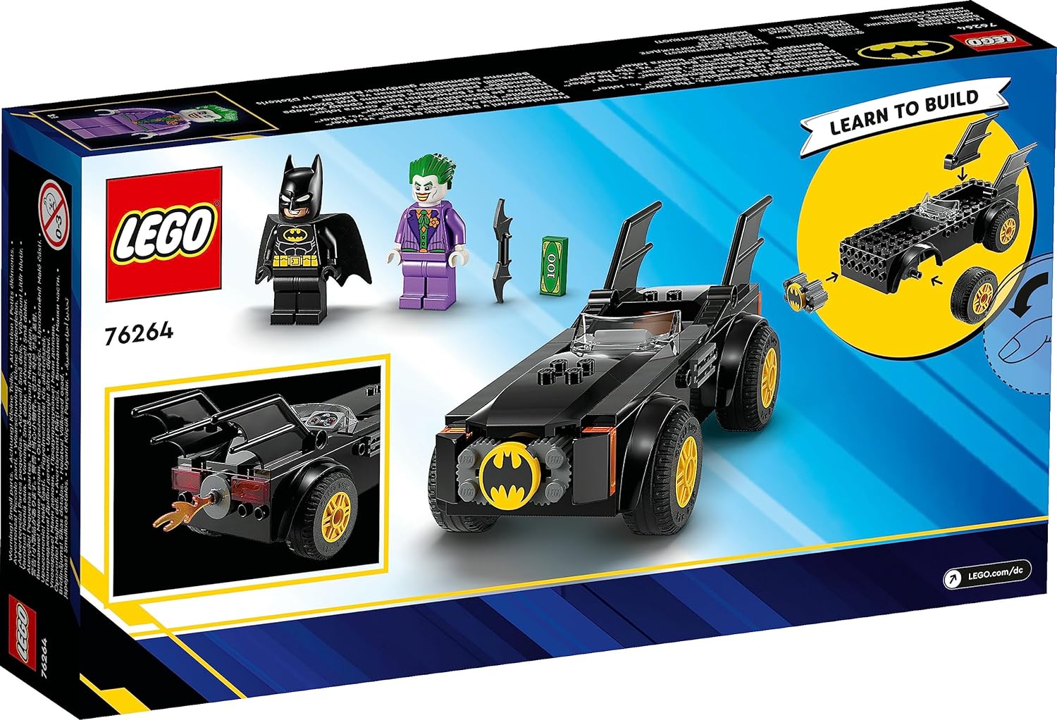 LEGO DC Batmobile Pursuit: Batman vs. The Joker Building Kit for Ages 5+