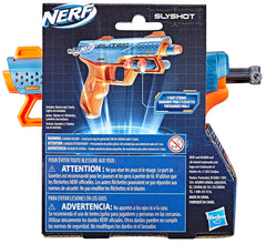 Nerf Elite 2.0 Slyshot Blaster, 2 Dart Storage, 3 Nerf Elite Darts, Pull to Prime Handle, Toy Foam Blaster for Outdoor Kids Games