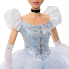 Disney Princess Cinderella Sparkling Princess Fashion Doll & Accessories with Removable Dress, Shoes, Necklace & Earrings, Inspired by Movie