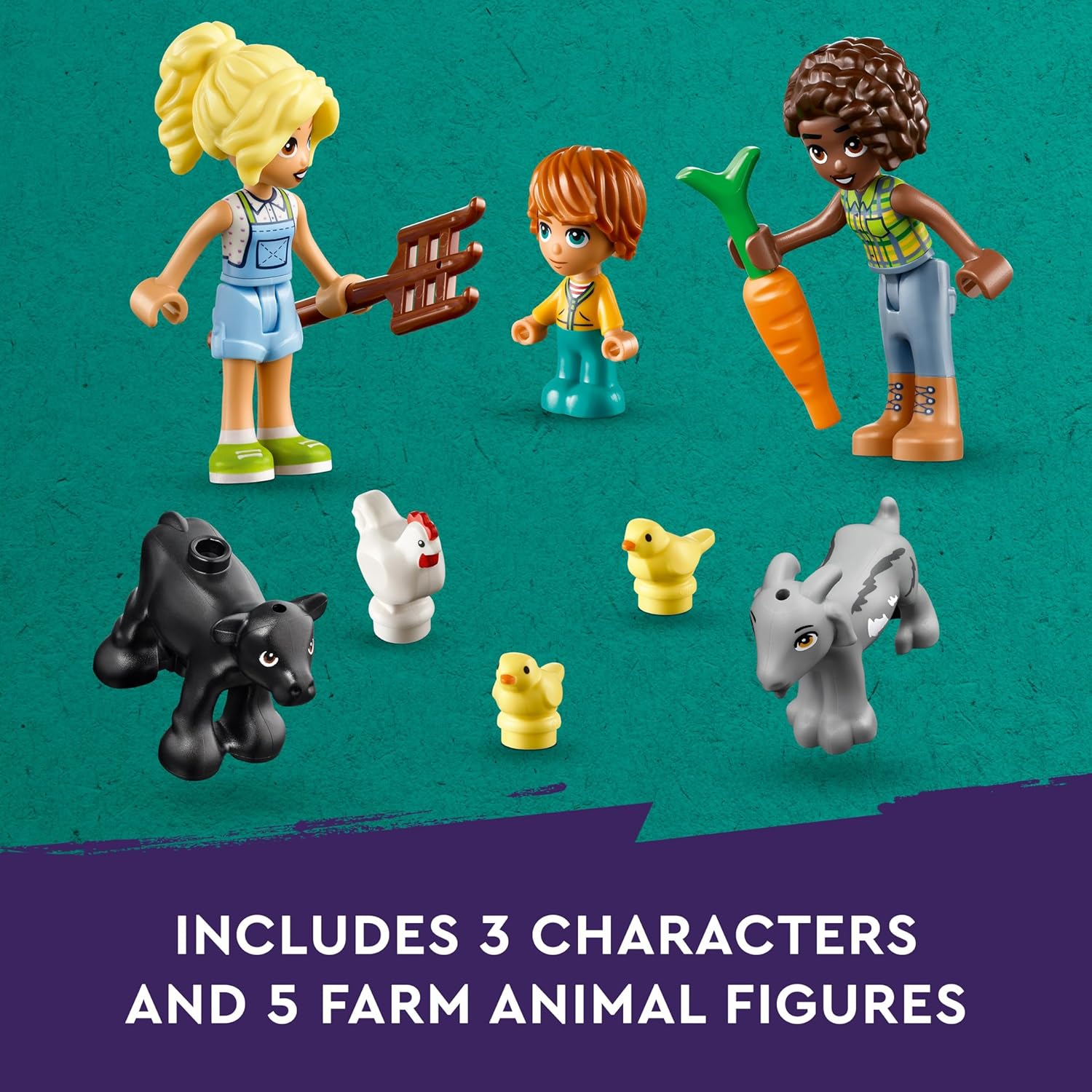 LEGO Friends Farm Animal Sanctuary Building Kit For Ages 6+