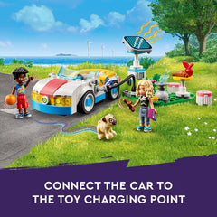 LEGO Friends Electric Car and Charger Building Kit For Ages 6+