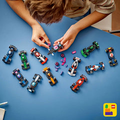 LEGO F1 Collectible Race Cars For Kids and Collectors,Design & Styles May Vary, Any 1 Model