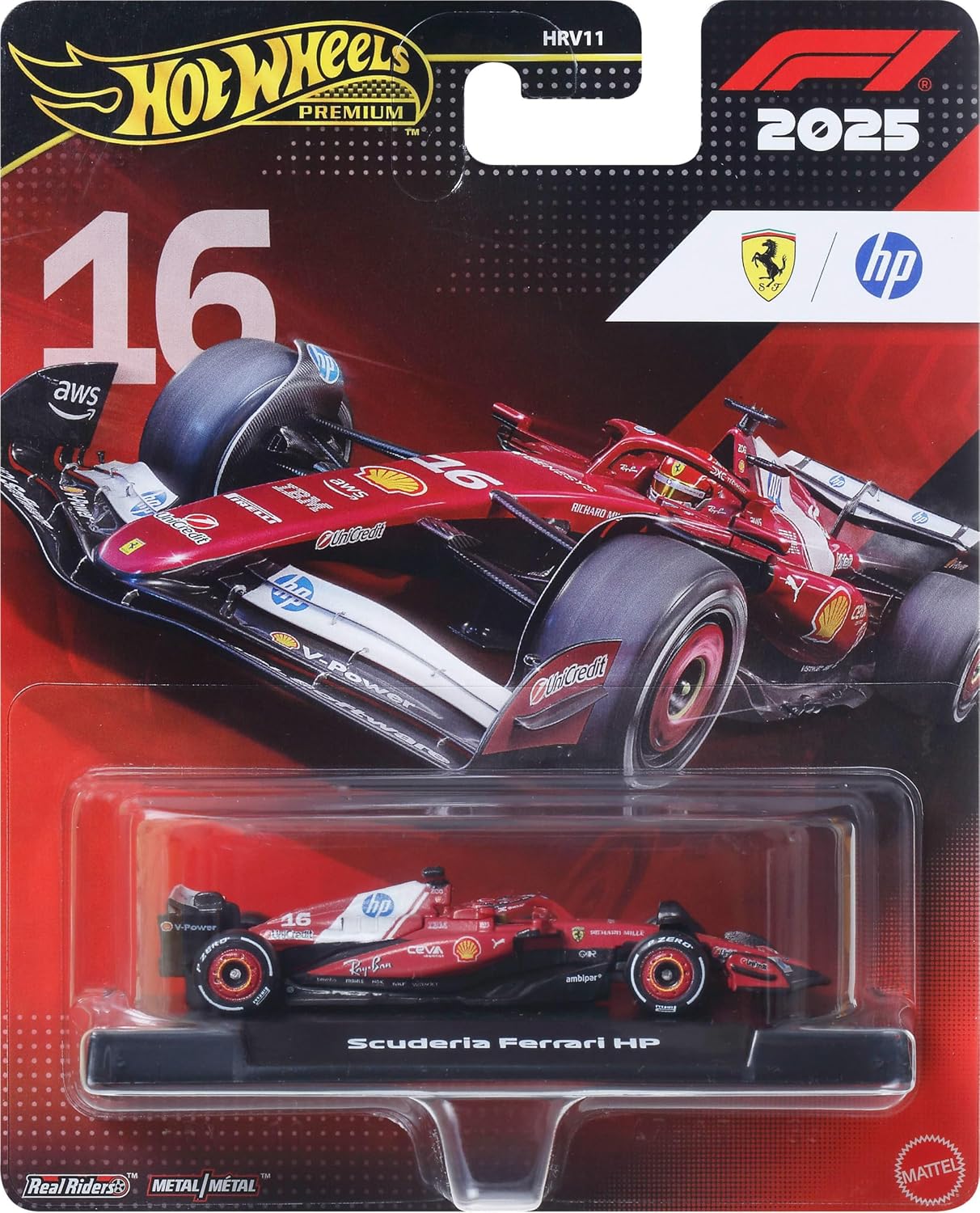 Buy Hot Wheels Race Team Scuderia Ferrari HP (#16) 1:64 Scale Premium ...