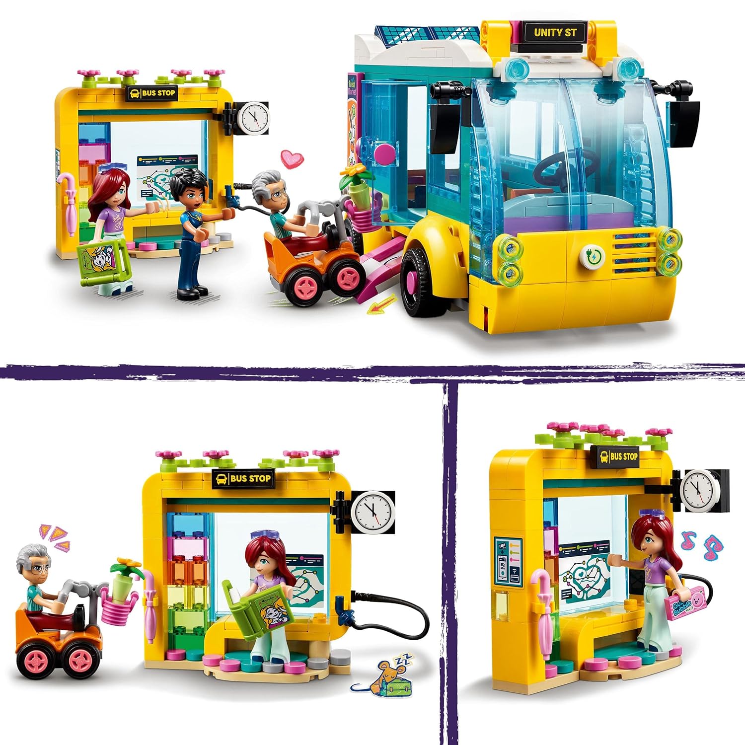 LEGO Friends Heartlake City Bus Building Kit For Ages 7+