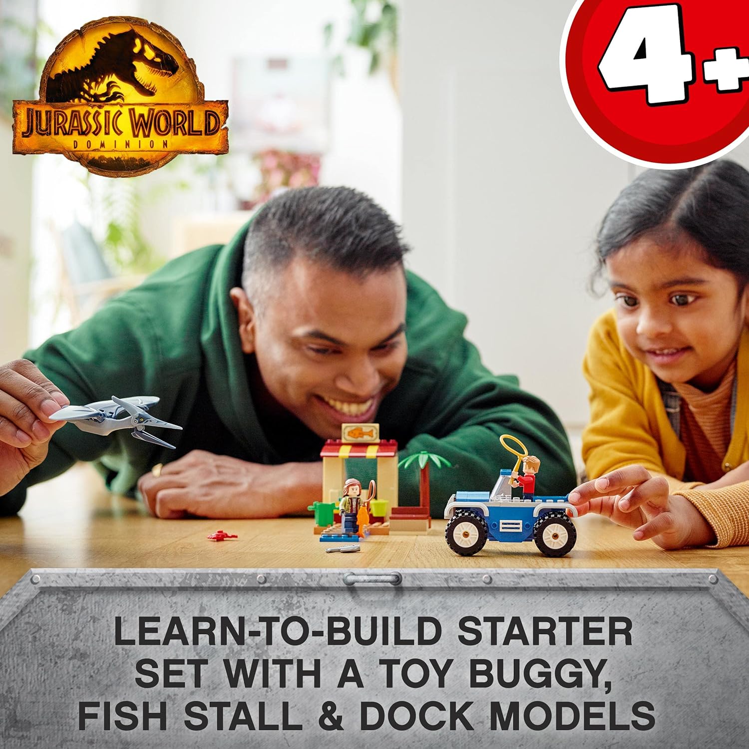 LEGO Jurassic World Pteranodon Chase Building Kit for Ages 4+