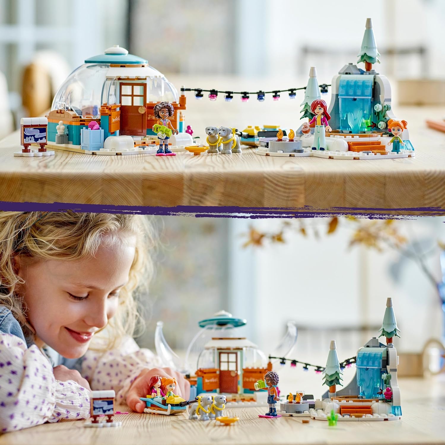 LEGO Friends Igloo Holiday Adventure Building Kit For Ages 8+