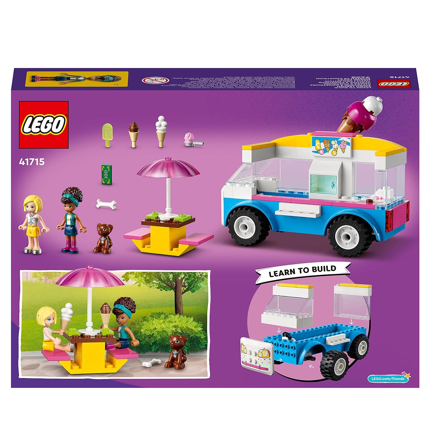 LEGO Friends Ice-Cream Truck Building Kit for Ages 4+