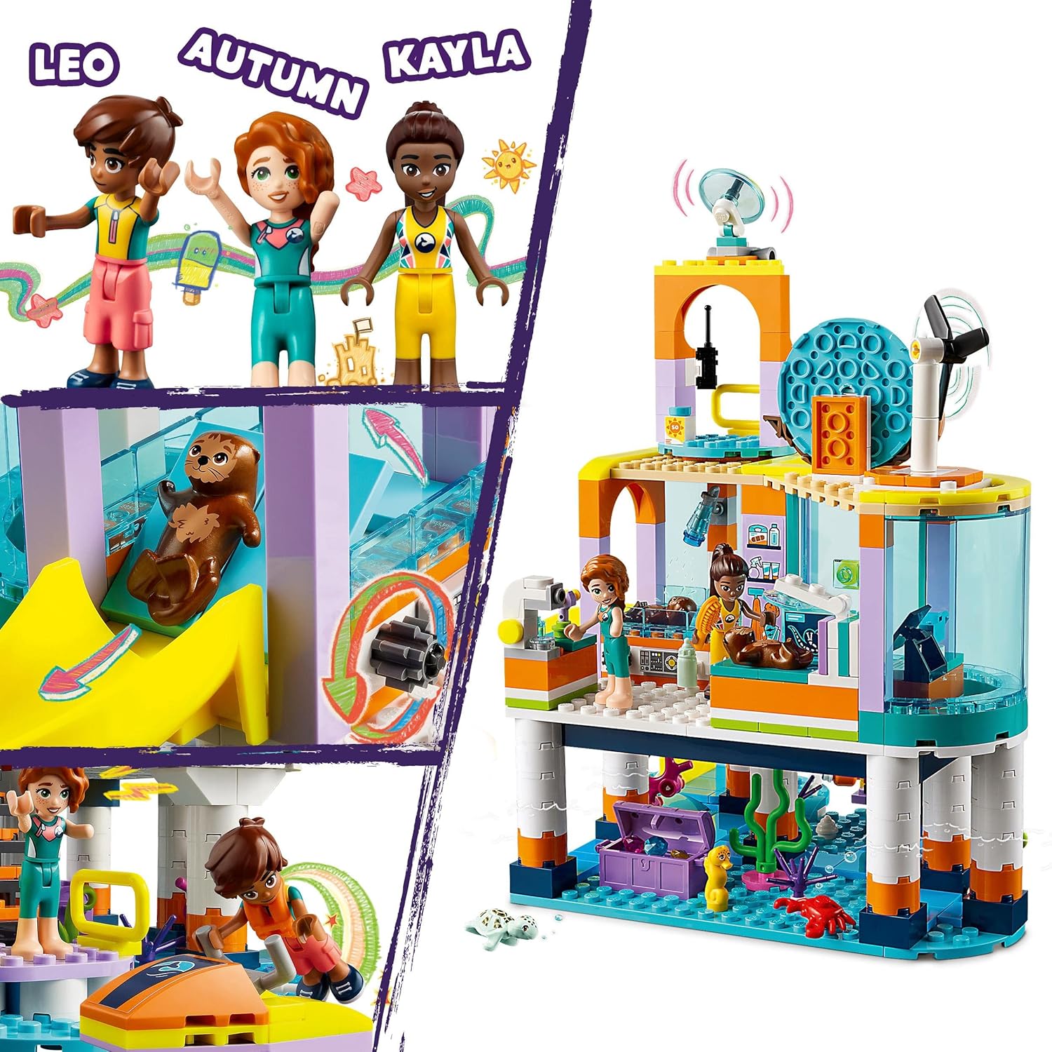 LEGO Friends Sea Rescue Center Building Kit For Ages 7+