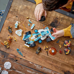LEGO NINJAGO Zane’s Dragon Power Spinjitzu Race Car Building Kit for for Ages 7+