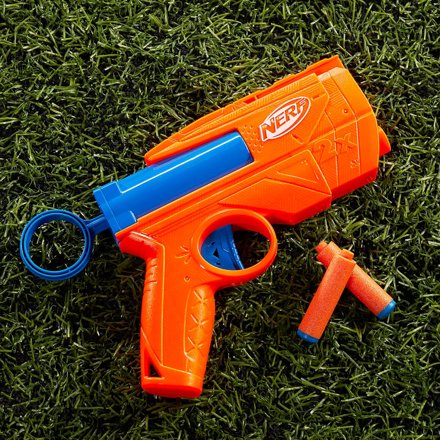 Nerf N Series Ward Foam Dart Blaster, 2 N1 Darts Compatible Only with N Series Blasters, Kids Outdoor Games, Ages 8+