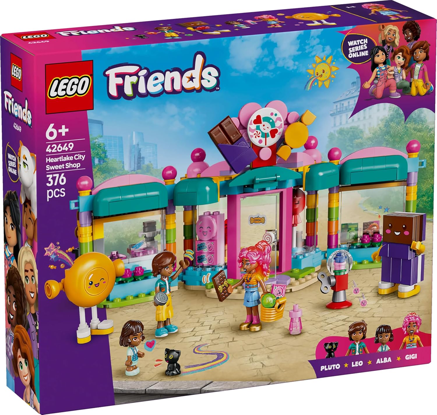 LEGO Friends Heartlake City Candy Store Building Kit For Ages 6+