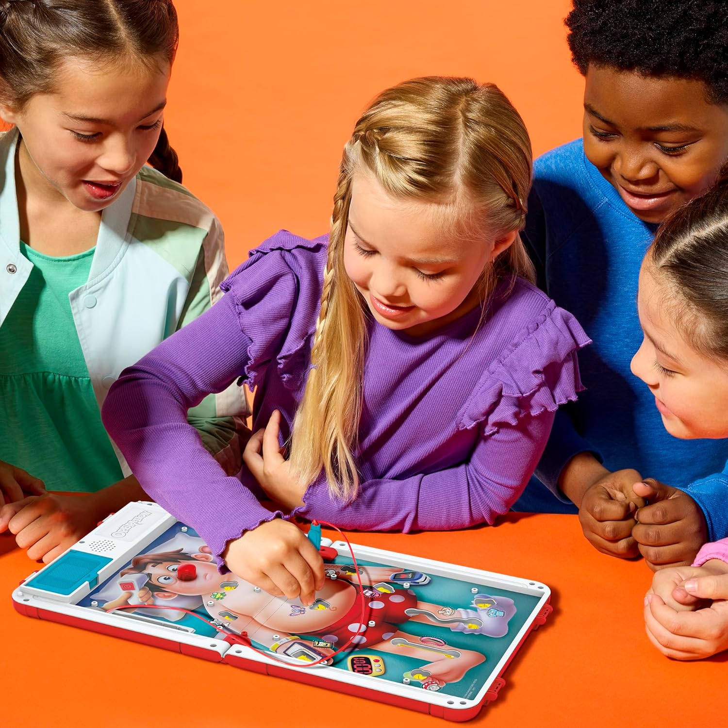 Operation Electronic Board Game with All-in-One Carrying Case For Kids Ages 6+
