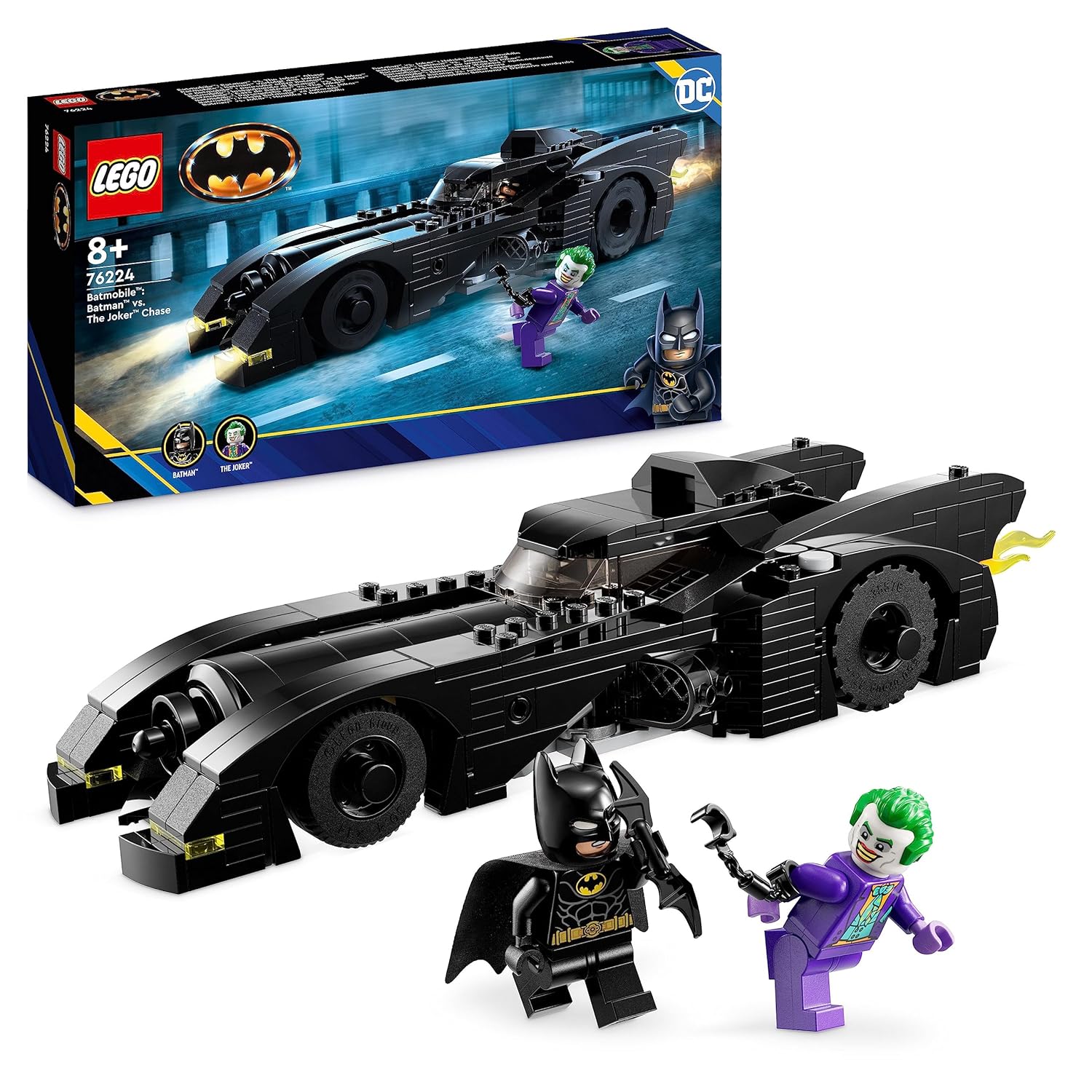 LEGO DC Batmobile Batman vs. The Joker Chase Building Kit for Ages 8+