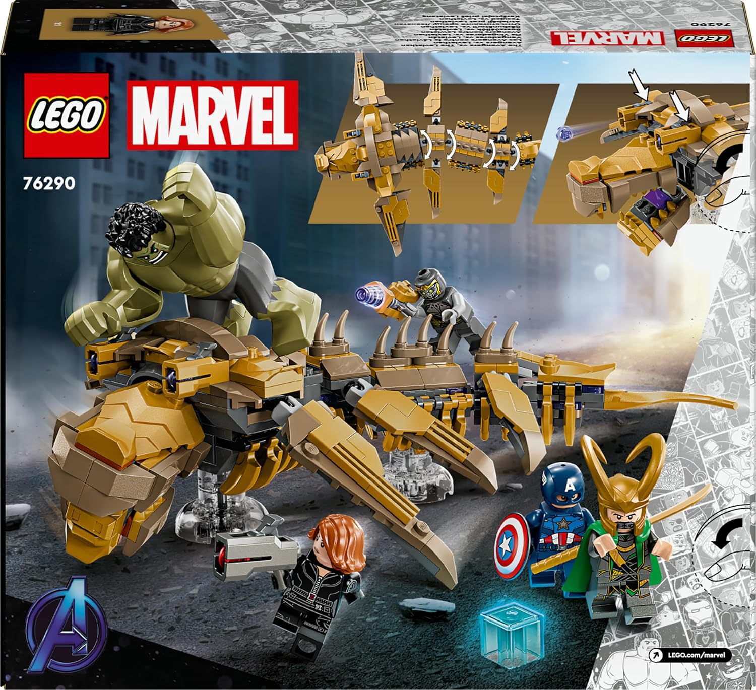 LEGO Marvel The Avengers vs. The Leviathan Building Kit For Ages 7+