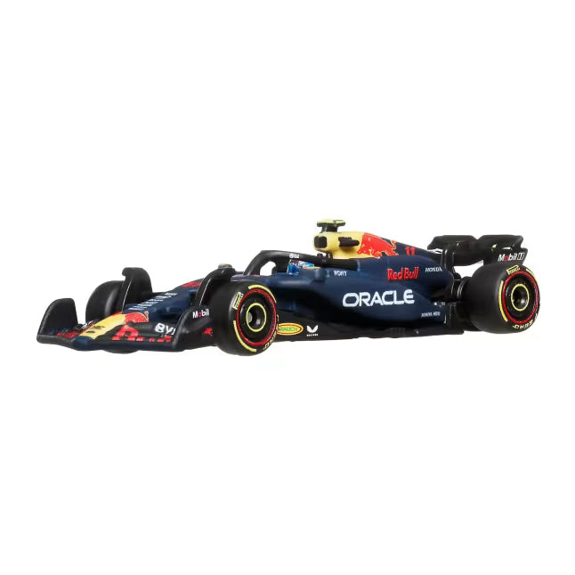 Hot Wheels Race Team Oracle Red Bull Racing - RB20 (#11) 1:64 Scale Premium Die-Cast Formula 1 Collectible Toy Race Car with Real Riders Tires & Metal/Metal Body & Chassis for Collectors