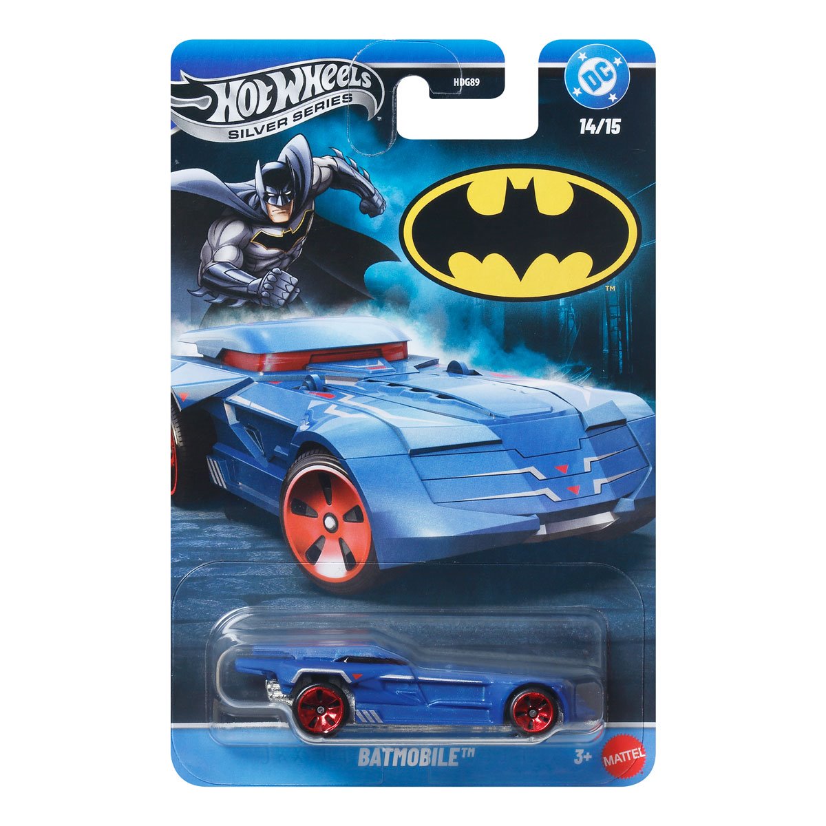 Hot Wheels 2026 DC Comics Batman-Themed Set III Silver Celebration Series 1:64 Scale - Set Of 5 Cars