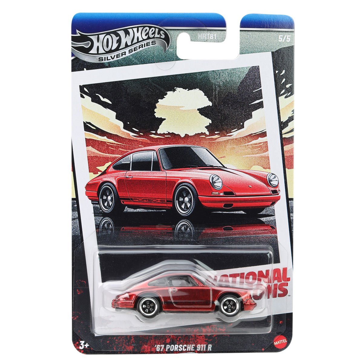 Hot Wheels 2025 Retro Racing Club Silver Celebration Series 1:64 Scale - Set Of 5 Cars