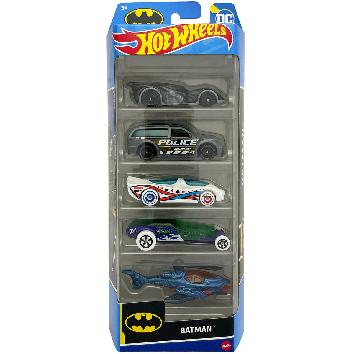 Hot Wheels 5 Car Gift Pack with 5 Premium Diecast Models - Design & Styles May Vary - Only 1 Pack Included