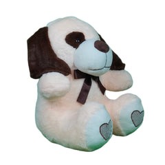 Play Hour Charlie The Dog Plush Soft with Long Chocolate Ears Toy for Ages 3 Years and Up - 45cm