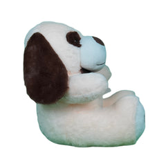 Play Hour Charlie The Dog Plush Soft with Long Chocolate Ears Toy for Ages 3 Years and Up - 45cm