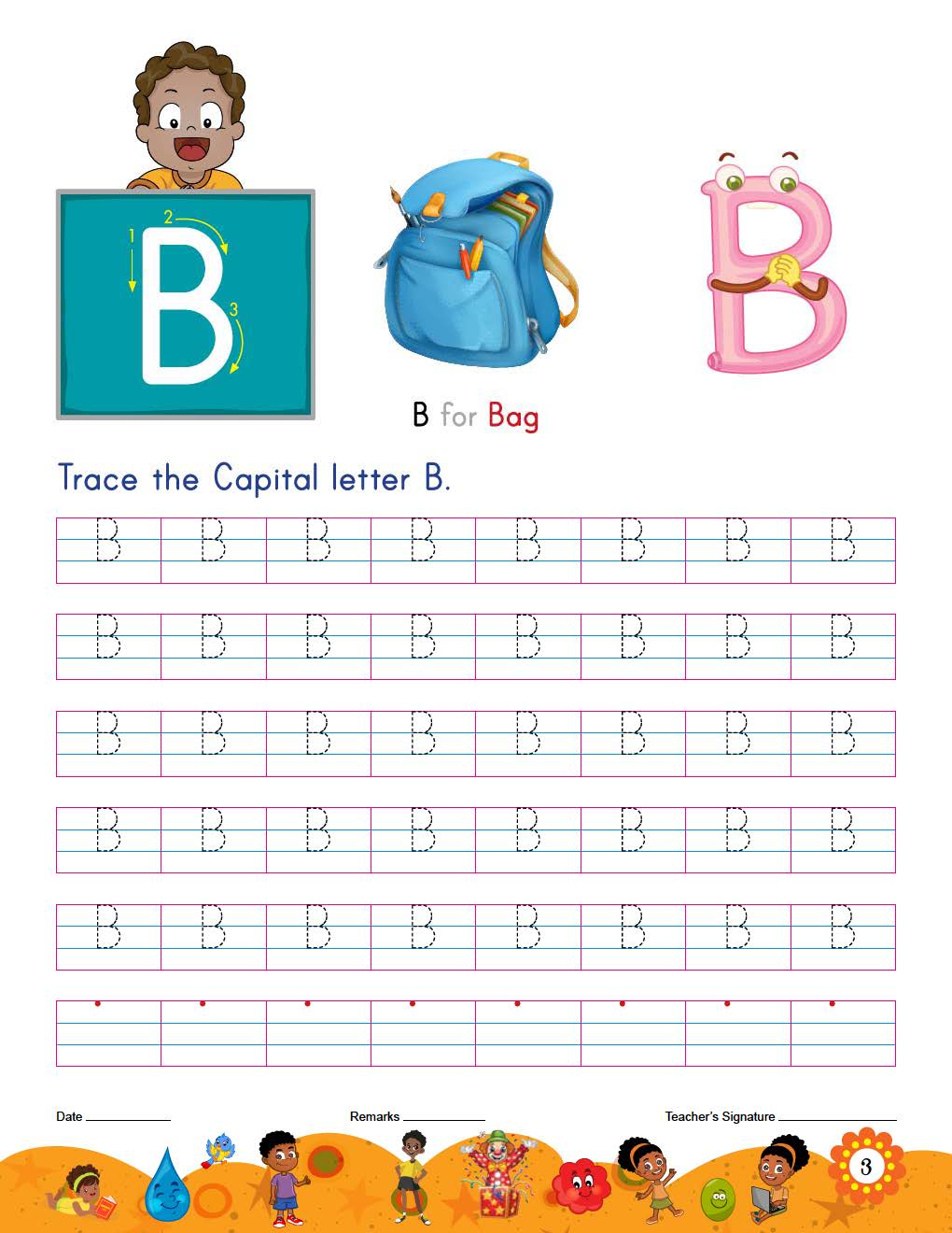 Pegasus Capital Letters - Activity Workbook For Kids
