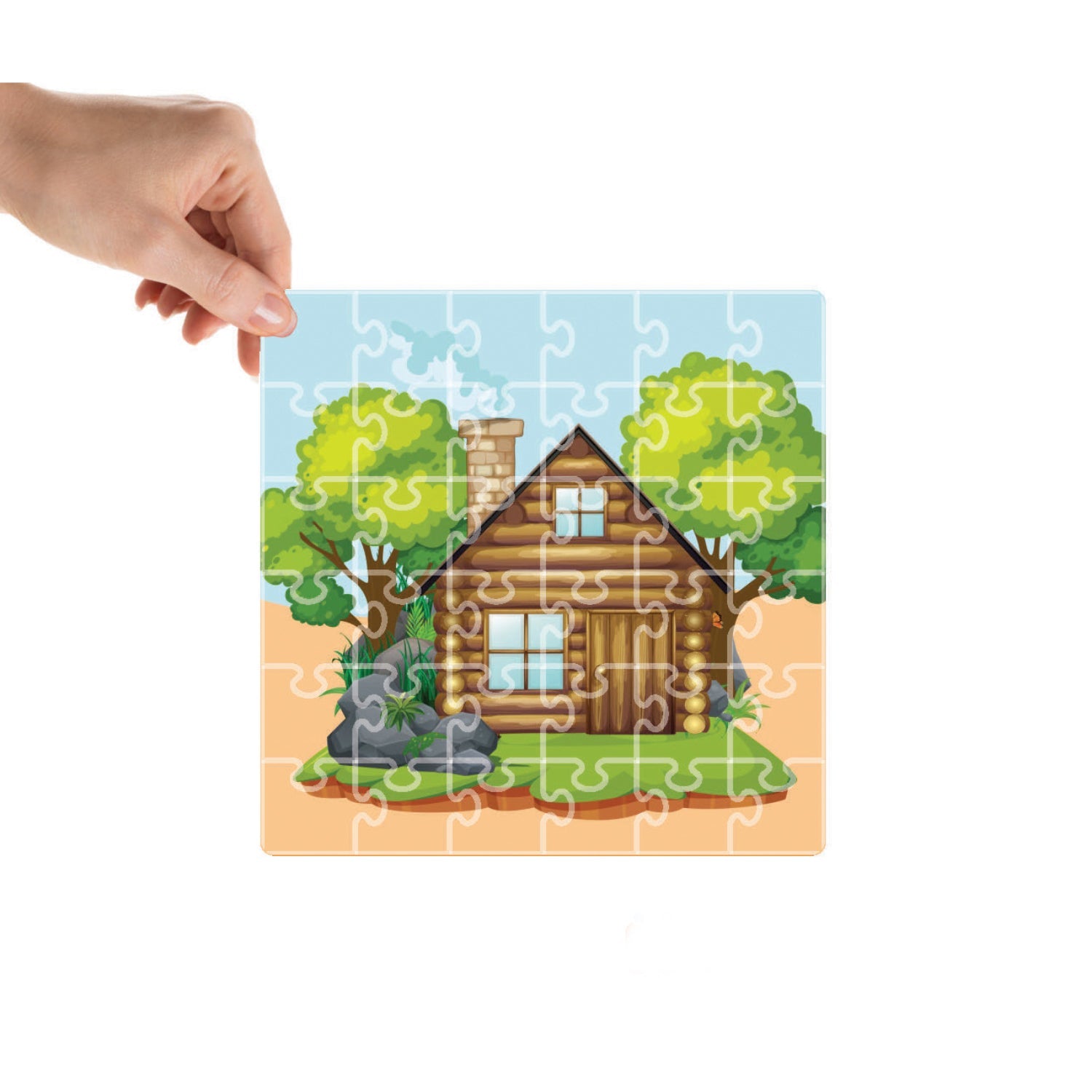 Mittimate Cottage House Jigsaw Puzzle – 36-Piece Cardboard Puzzle for Kids (Ages 4-6) | Fun, Learning & Perfect Birthday Gift