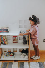 Kiddies Kingdom Storyhouse Bookshelf Organisers For Ages 3 and Above