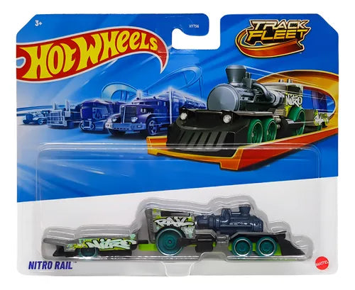 Hot Wheels Track Fleet Nitro Rail Truck for Ages 3 Years and Up