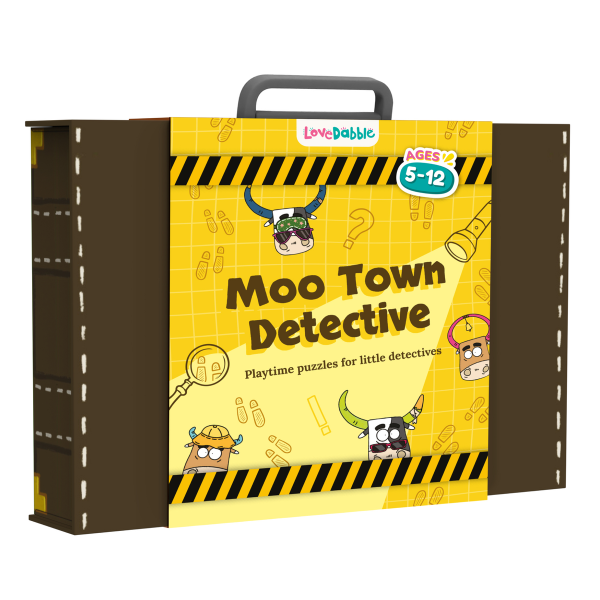 Love Dabble Moo Town Detective Playtime Puzzles For Ages 5-12 Years