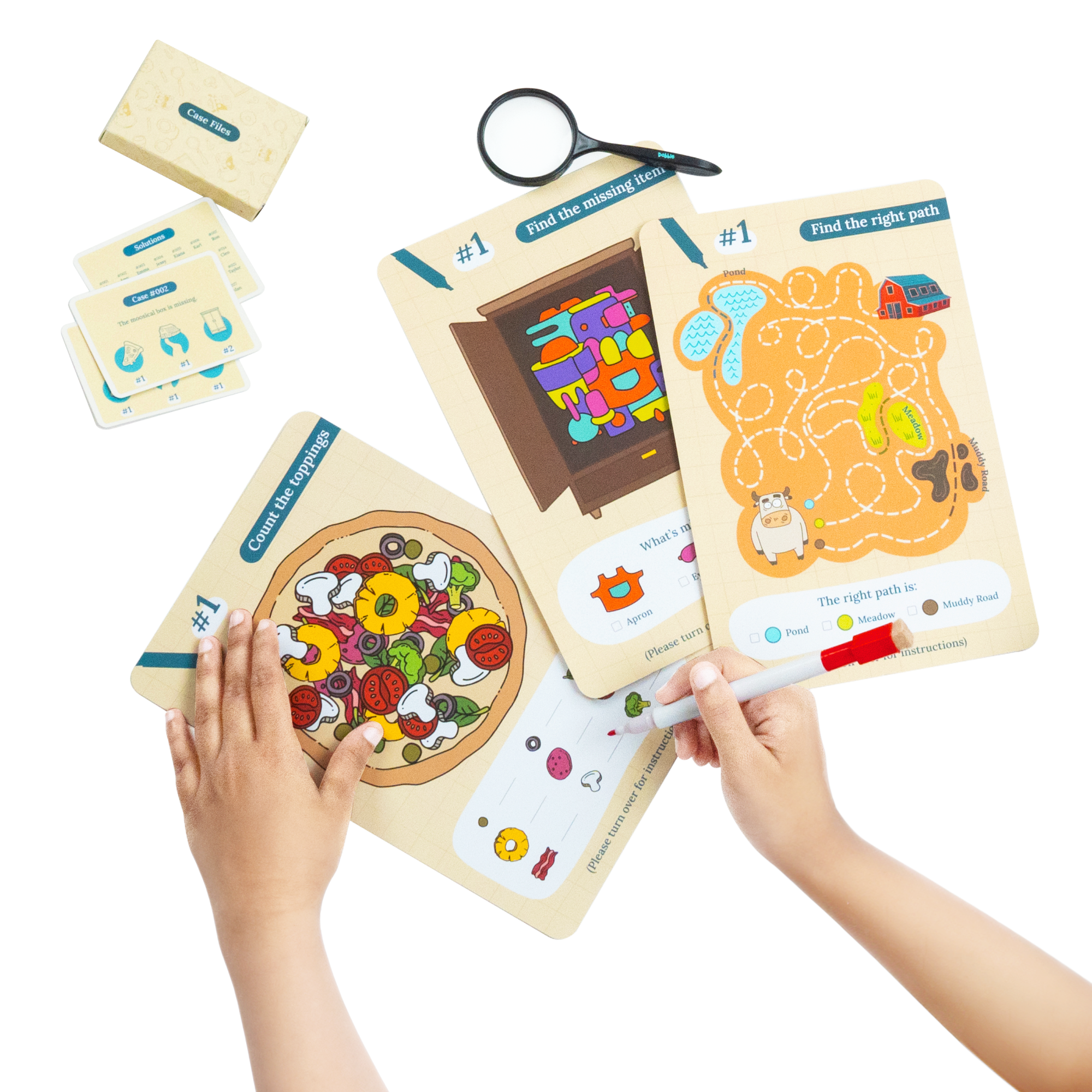Love Dabble Moo Town Detective Playtime Puzzles For Ages 5-12 Years