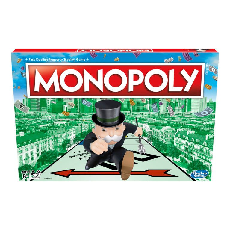 Hasbro Gaming Monopoly Classic Board Game for Families and Kids Ages 8 and Up