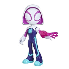 Marvel Spidey and His Amazing Friends Supersized Ghost-Spider 9-inch Action Figure, Preschool Super Hero Toy for Kids Ages 3 and Up