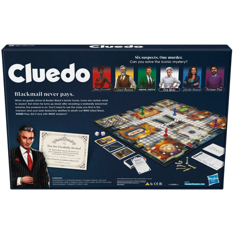 Hasbro Gaming Cluedo Refresh A Classic Mystery Board Game for Ages 8 Years and Up