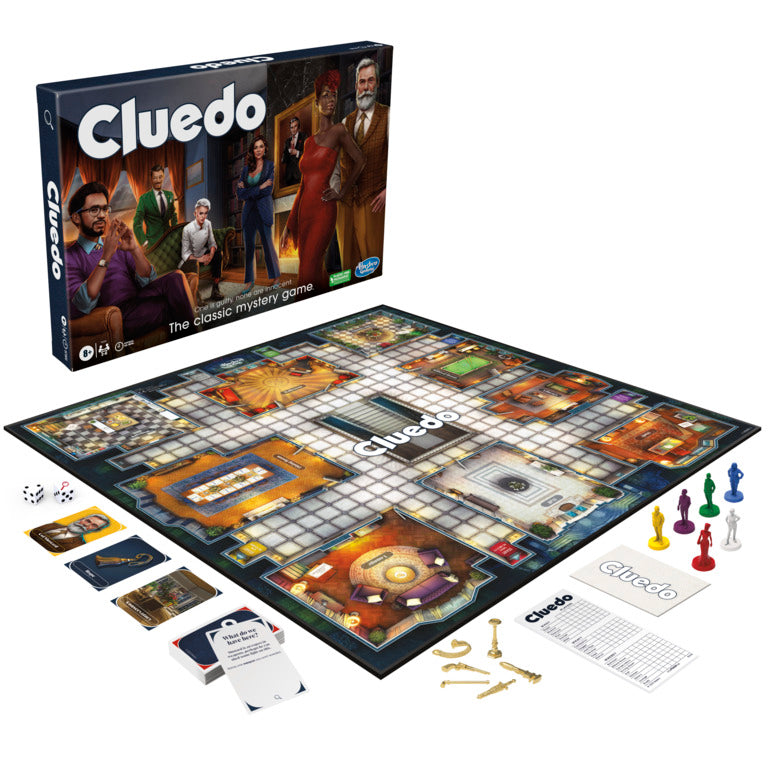 Hasbro Gaming Cluedo Refresh A Classic Mystery Board Game for Ages 8 Years and Up