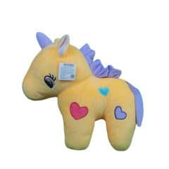 Play Hour Fairy Unicorn Plush Soft Toy For Ages 3 Years And Up - Yellow, 40cm