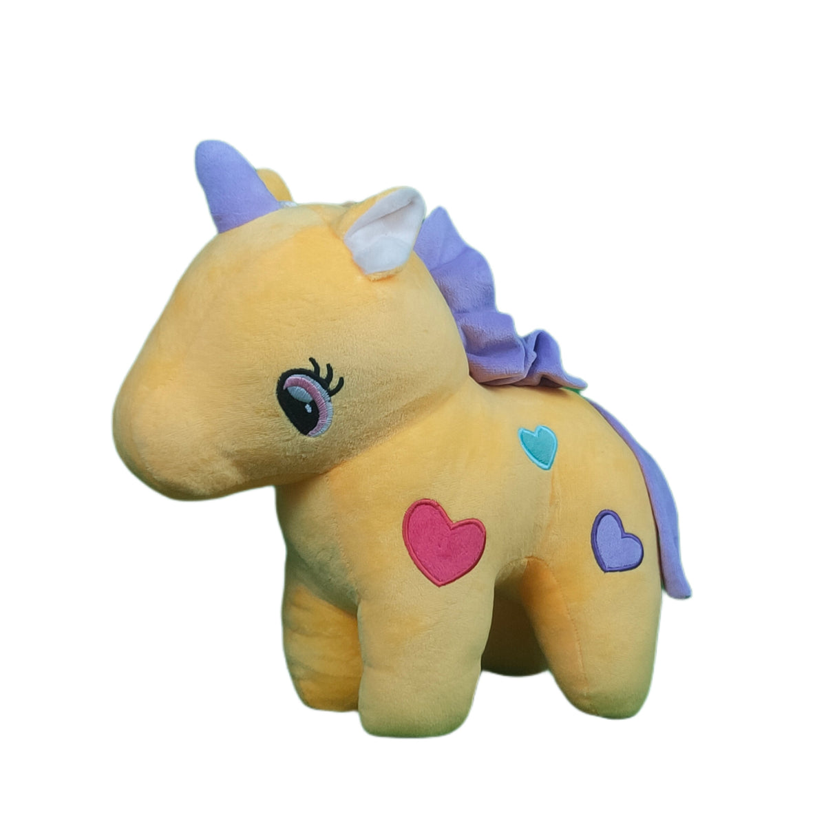 Play Hour Fairy Unicorn Plush Soft Toy For Ages 3 Years And Up - Yellow, 40cm