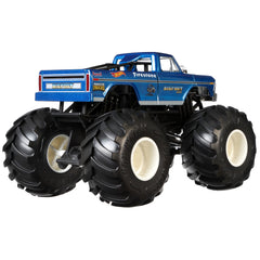 Hot Wheels 1:24 Scale Oversized Monster Truck Big Foot 4x4x4 Die-Cast Toy Truck with Giant Wheels and Cool Designs