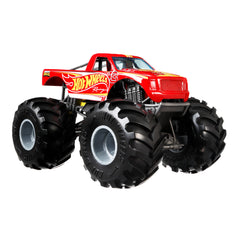 Hot Wheels 1:24 Scale Oversized Monster Truck Hotwheels Die-Cast Toy Truck with Giant Wheels and Cool Designs