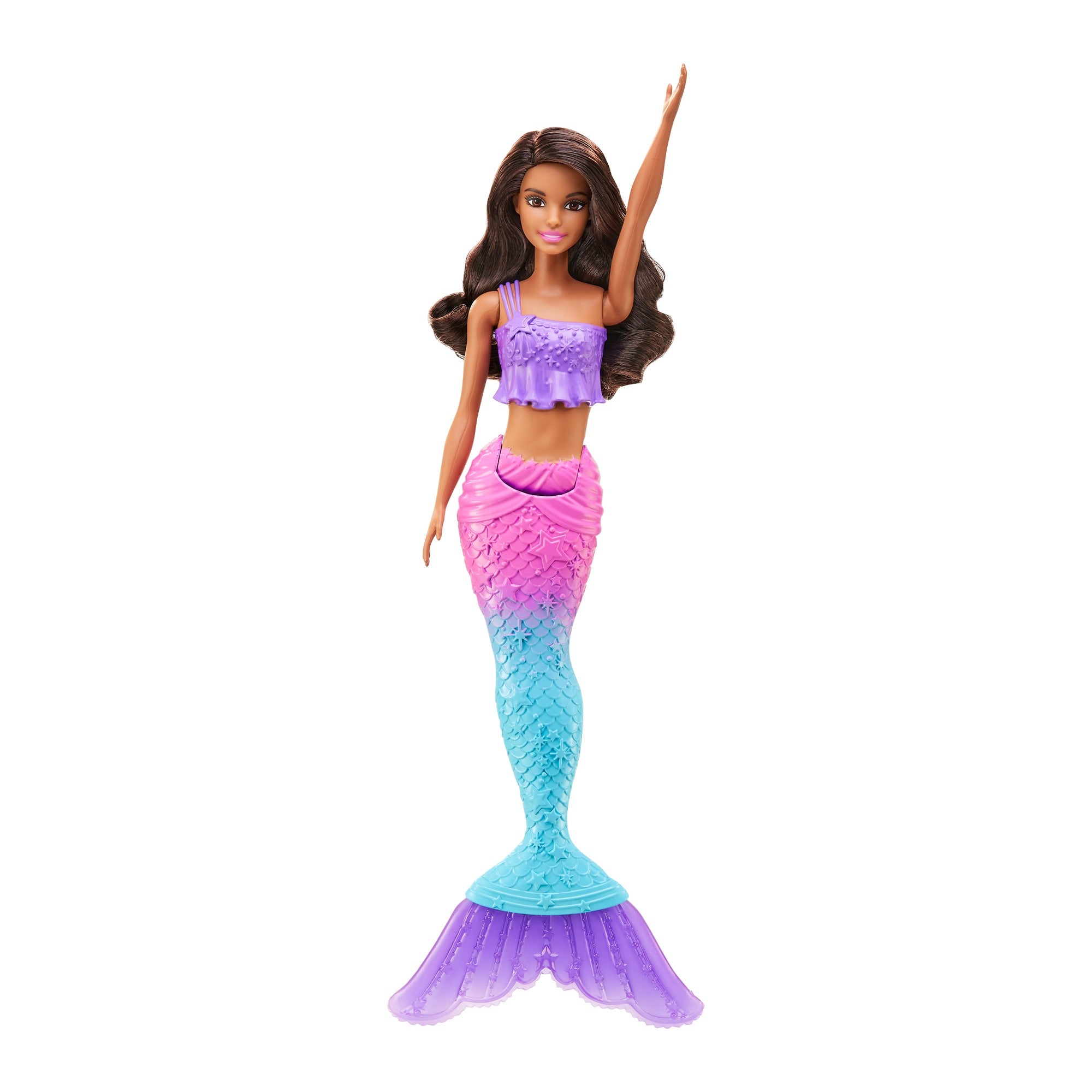 Barbie Brunette Mermaid Set Dolls with Colorful Clothes & Accessories for Kids Ages 3+