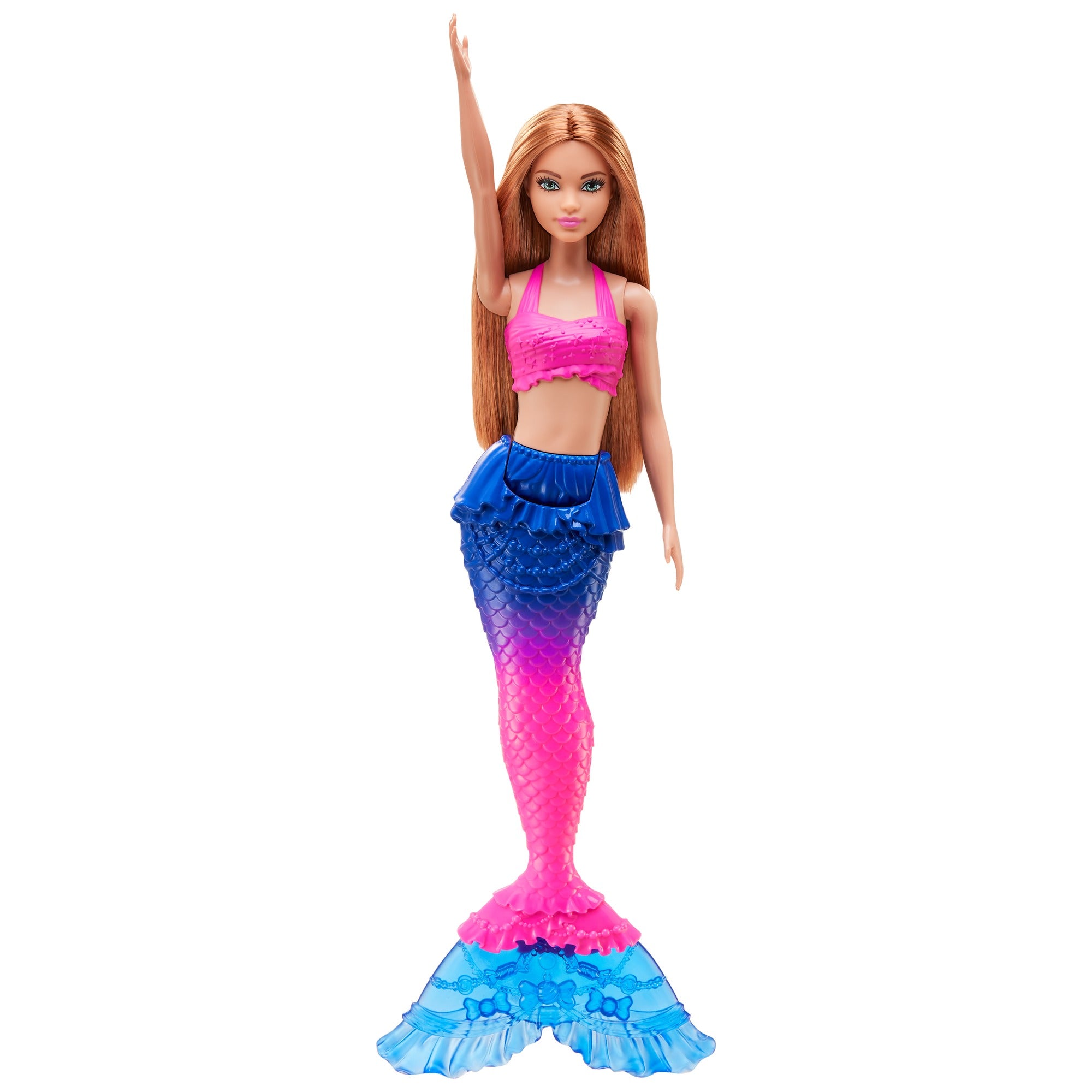 Barbie Brunette Mermaid Set Dolls with Colorful Clothes & Accessories for Kids Ages 3+