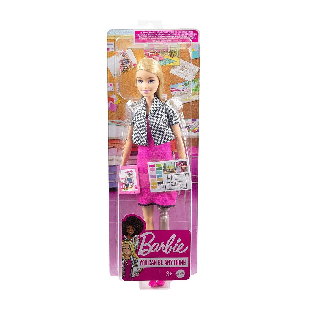 Barbie Interior Designer 12 Inch Fashion Doll with Blonde Hair, Prosthetic Leg & Accessories