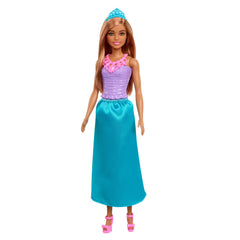 Barbie Dreamtopia Princess Brunette Doll Wearing Blue Skirt, Shoes and Tiara for Kids Ages 3+