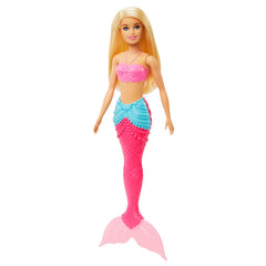Barbie Dreamtopia Blonde Hair Mermaid Doll With Multi-Colored Pink Mermaid Tail for Kids Ages 3+